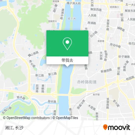湘江地图