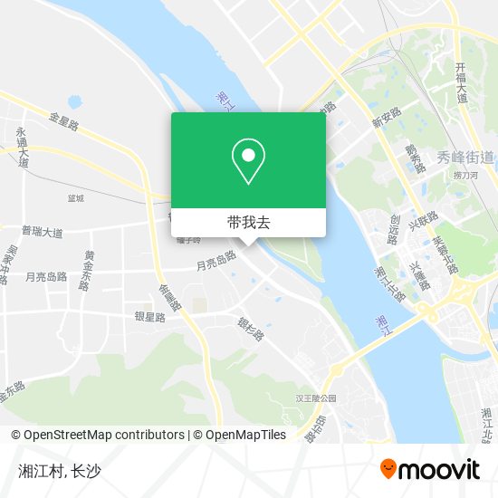 湘江村地图