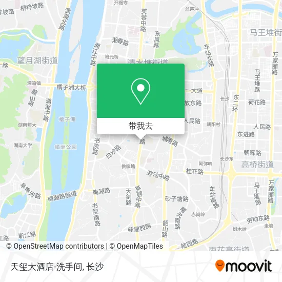 天玺大酒店-洗手间地图