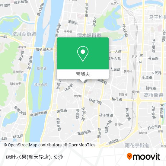 绿叶水果(摩天轮店)地图