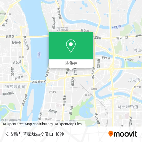 安安路与蒋家垅街交叉口地图