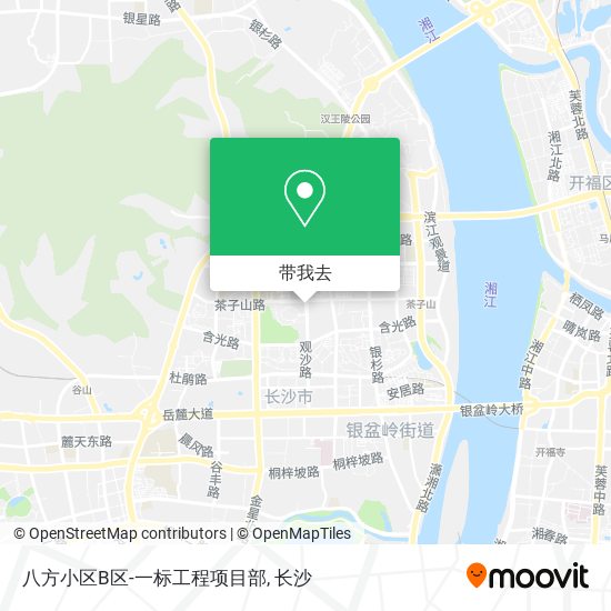 八方小区B区-一标工程项目部地图