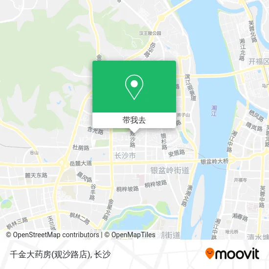 千金大药房(观沙路店)地图