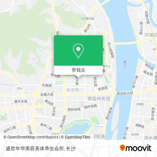 盛世年华美容美体养生会所地图