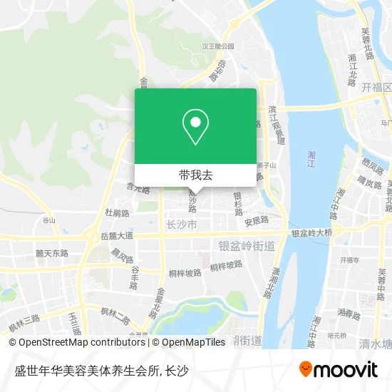 盛世年华美容美体养生会所地图