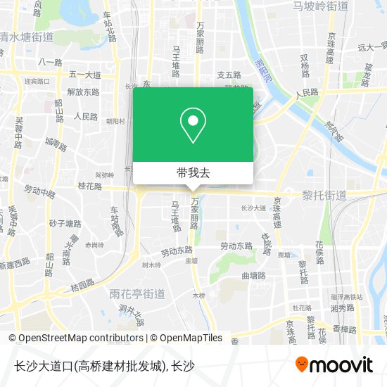 长沙大道口(高桥建材批发城)地图