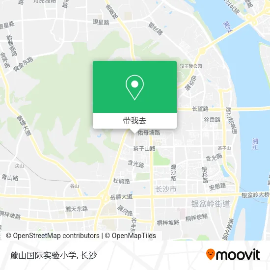 麓山国际实验小学地图