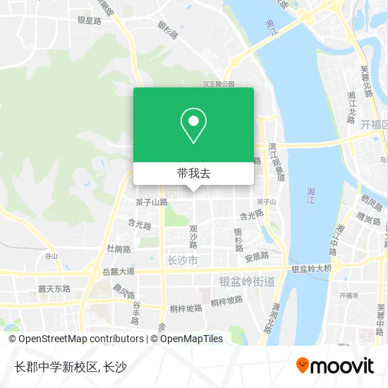 长郡中学新校区地图