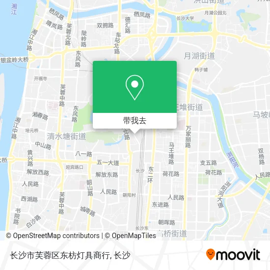 长沙市芙蓉区东枋灯具商行地图