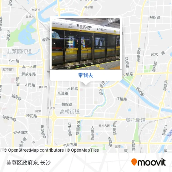 芙蓉区政府东地图