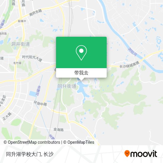 同升湖学校大门地图