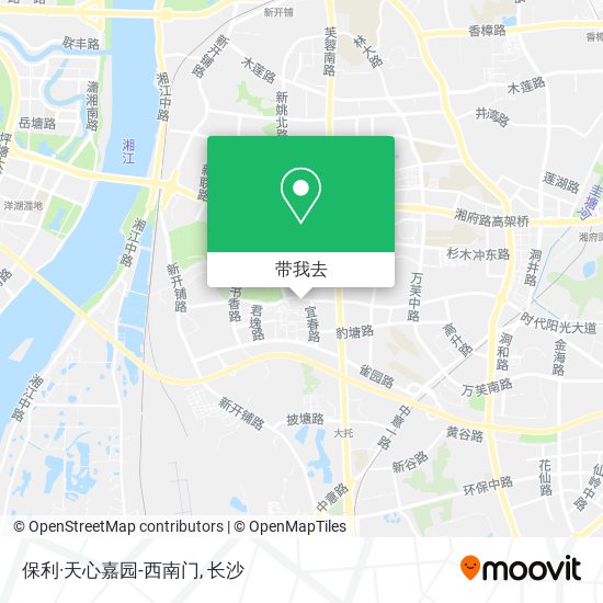 保利·天心嘉园-西南门地图