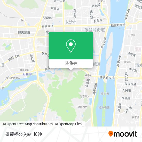 望麓桥公交站地图