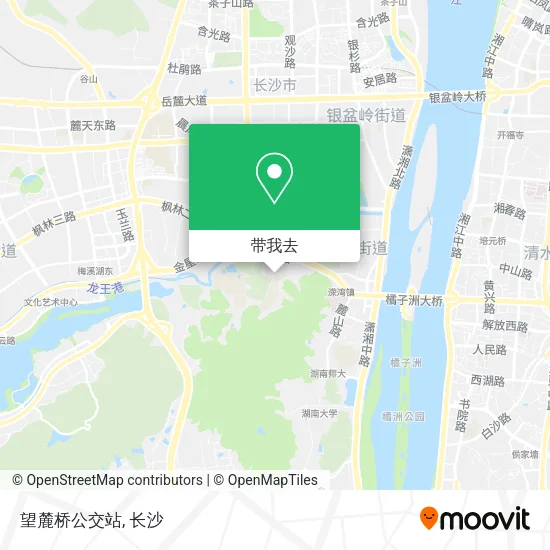 望麓桥公交站地图