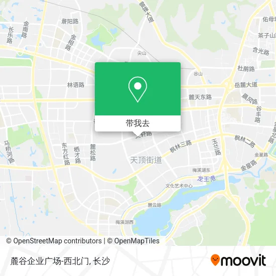 麓谷企业广场-西北门地图