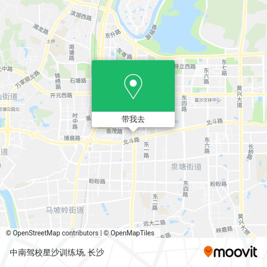 中南驾校星沙训练场地图