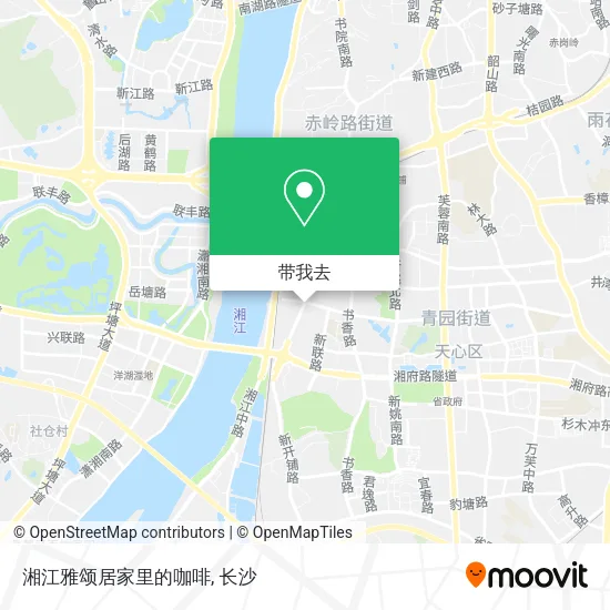 湘江雅颂居家里的咖啡地图