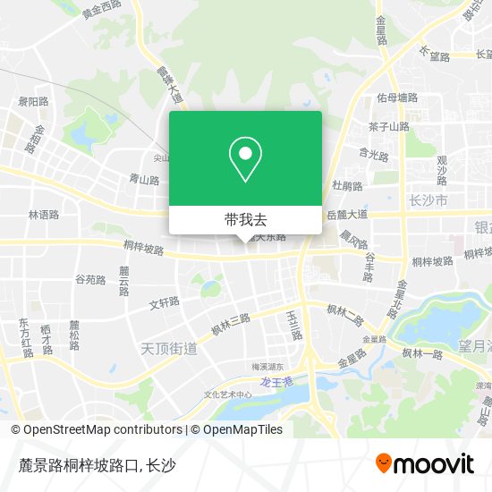 麓景路桐梓坡路口地图