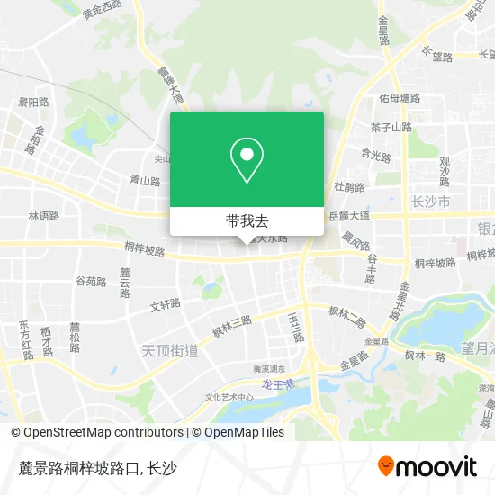 麓景路桐梓坡路口地图