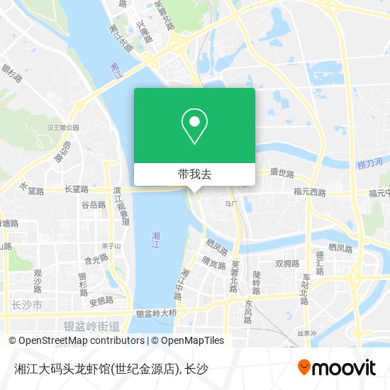 湘江大码头龙虾馆(世纪金源店)地图