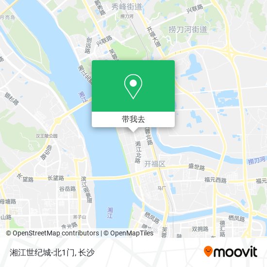 湘江世纪城-北1门地图