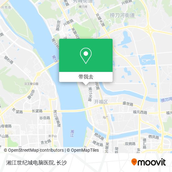 湘江世纪城电脑医院地图