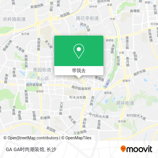 GA GA时尚潮装馆地图