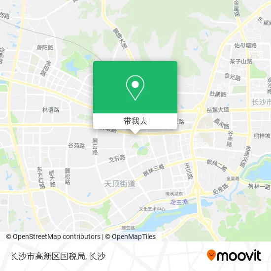 长沙市高新区国税局地图