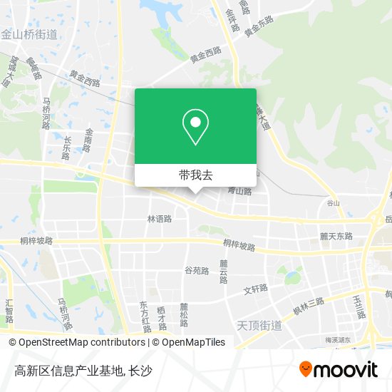 高新区信息产业基地地图