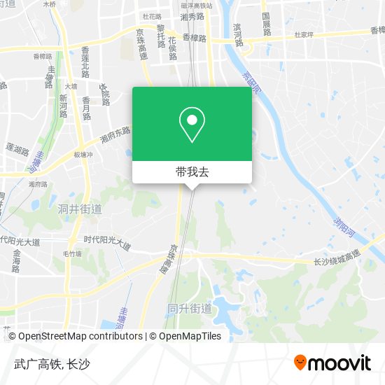 武广高铁地图