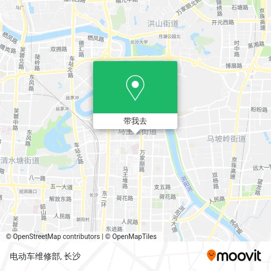 电动车维修部地图