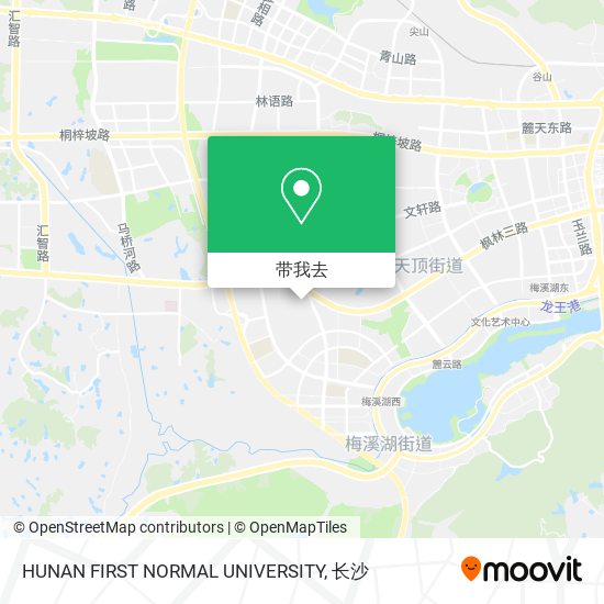 HUNAN FIRST NORMAL UNIVERSITY地图