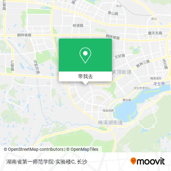 湖南省第一师范学院-实验楼C地图