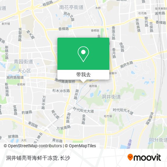 洞井铺亮哥海鲜干冻货地图