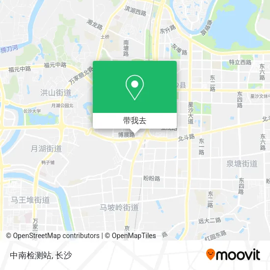 中南检测站地图
