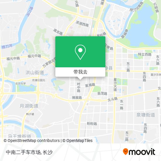 中南二手车市场地图