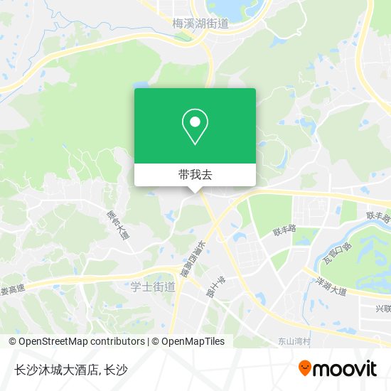 长沙沐城大酒店地图