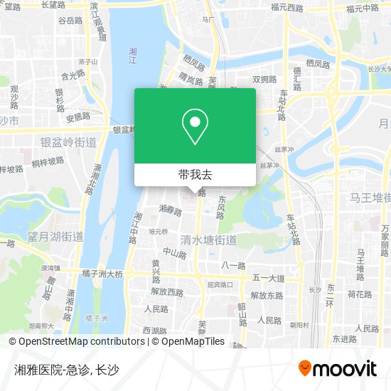 湘雅医院-急诊地图