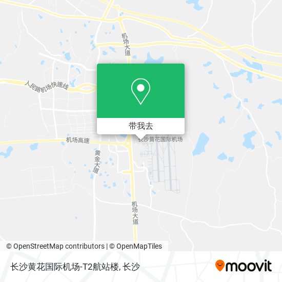 长沙黄花国际机场-T2航站楼地图