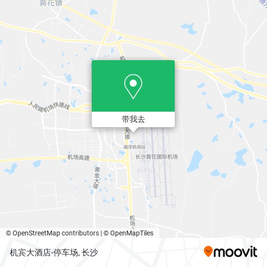 机宾大酒店-停车场地图