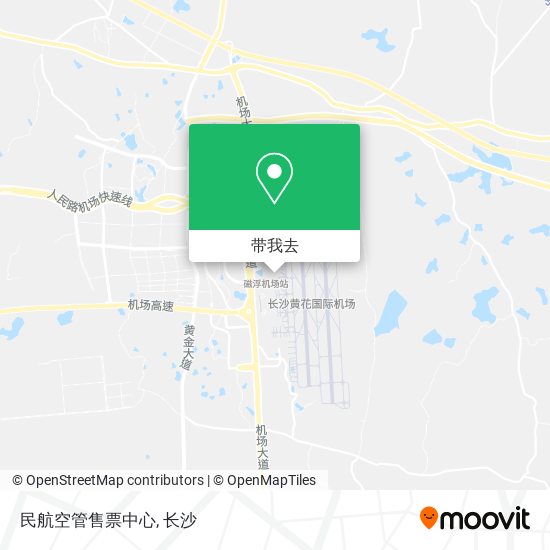民航空管售票中心地图
