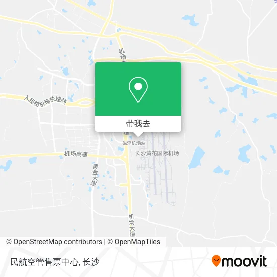 民航空管售票中心地图
