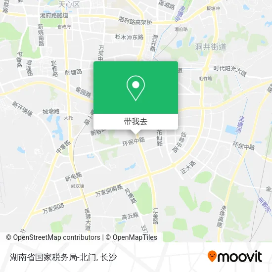 湖南省国家税务局-北门地图