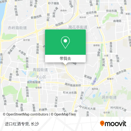 进口红酒专营地图