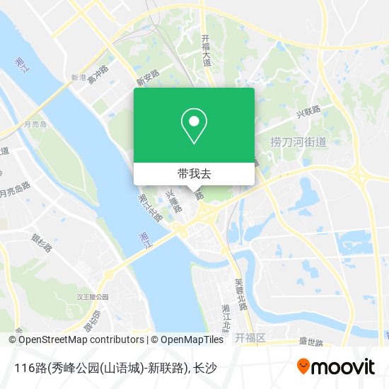 116路(秀峰公园(山语城)-新联路)地图