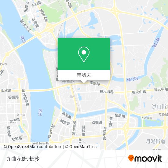 九曲花街地图