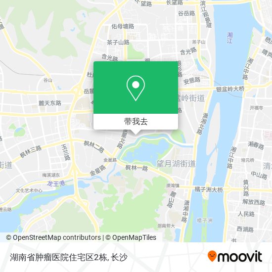 湖南省肿瘤医院住宅区2栋地图