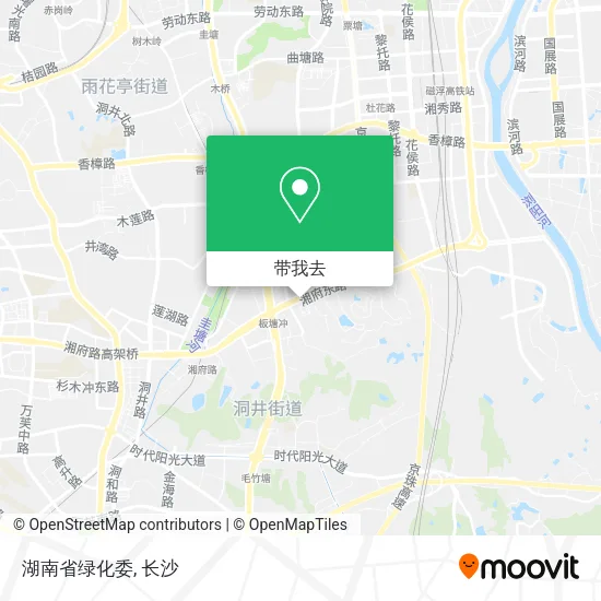 湖南省绿化委地图