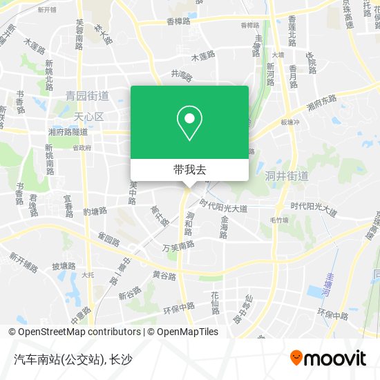 汽车南站(公交站)地图