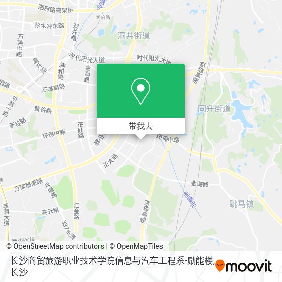 长沙商贸旅游职业技术学院信息与汽车工程系-励能楼地图